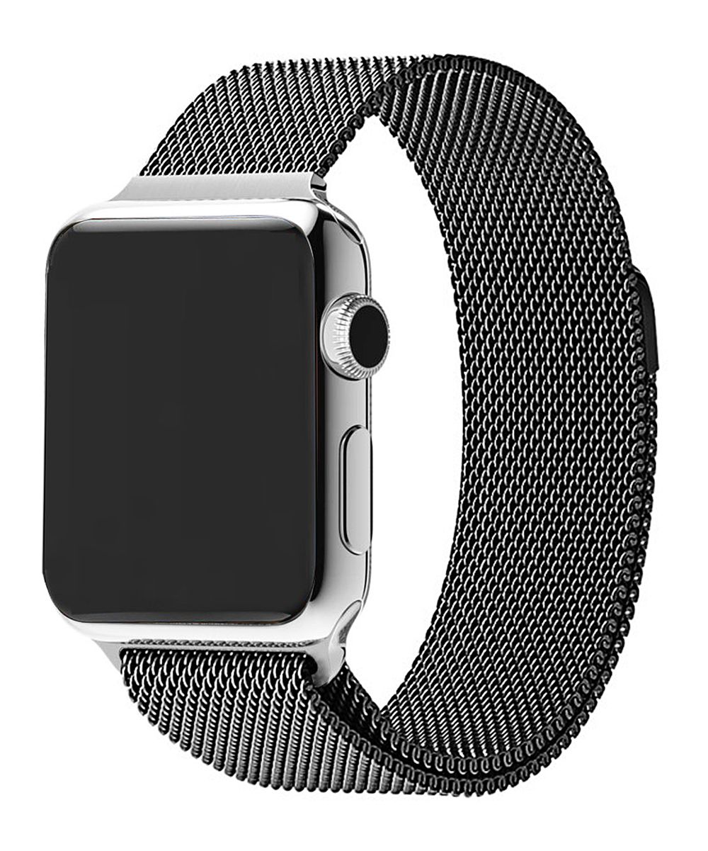 Prime Bands Replacement Bands Black - Black Mesh Metal Apple Watch Band | Zulily