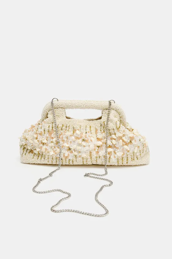 BEADED POUCH BAG | Zara US