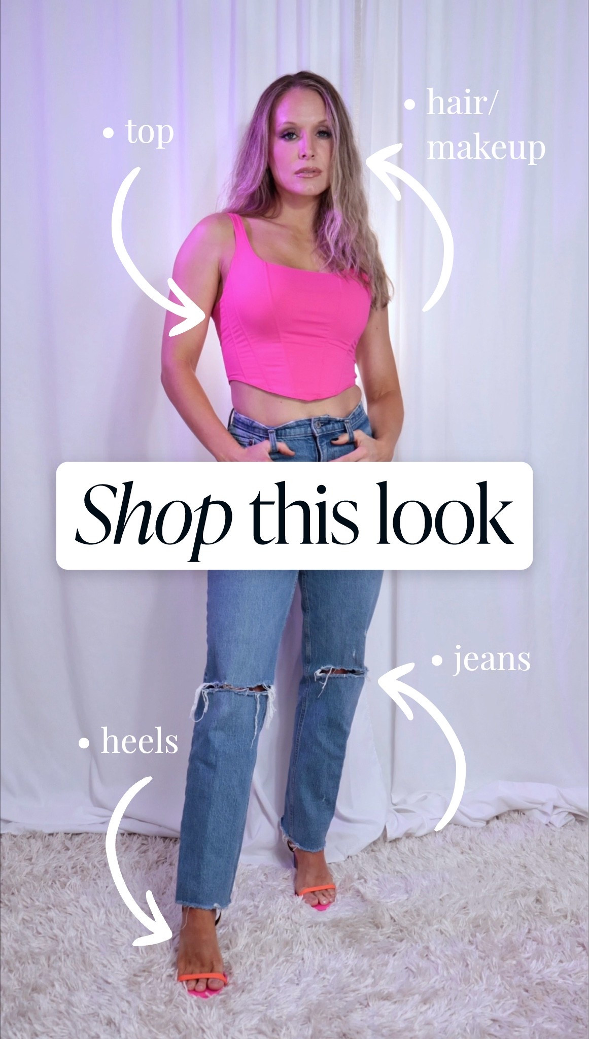 Want to shop this look from my high heel kick transition? 🛍️👠

#LTKBeauty #LTKootd #LTKgrwm
