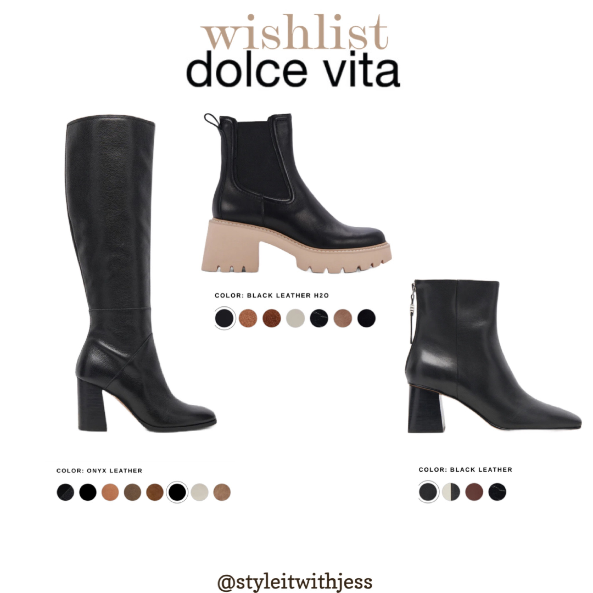 DOLCE VITA boots / best sellers 🖤🍂 

#LTKover40 #LTKstyletip #LTKSeasonal