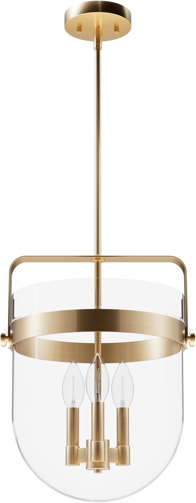 Hunter - Karloff 3-Light Alturas Gold, Medium Size Pendant Light, Dimmable, Casual Style, Urn Sha... | Amazon (US)