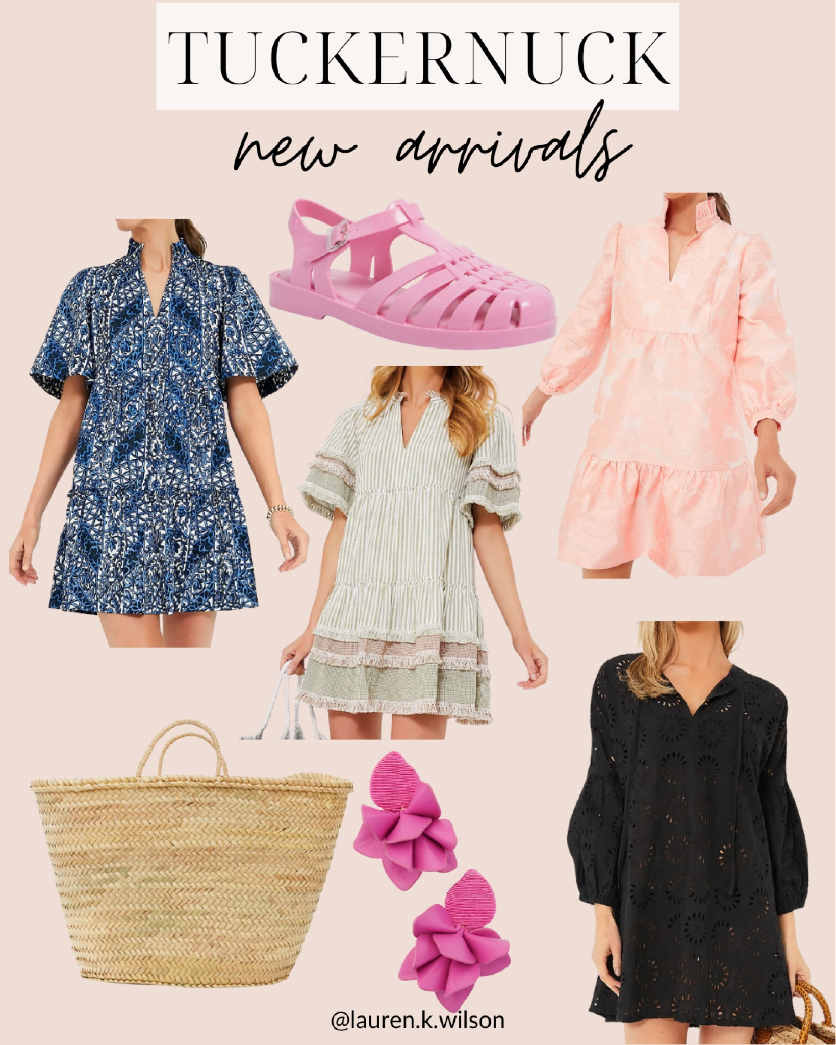 Tuckernuck, spring fashion, spring style, new arrivals, floral, patterned, tote bag, handbag, purse, jelly, mini dress 

#LTKSeasonal #LTKstyletip #LTKfindsunder100