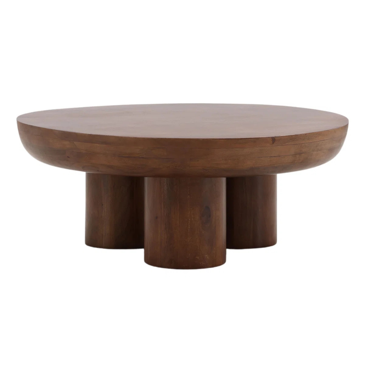 Bruce Mango Wood Coffee Table, Medium Brown | Perigold