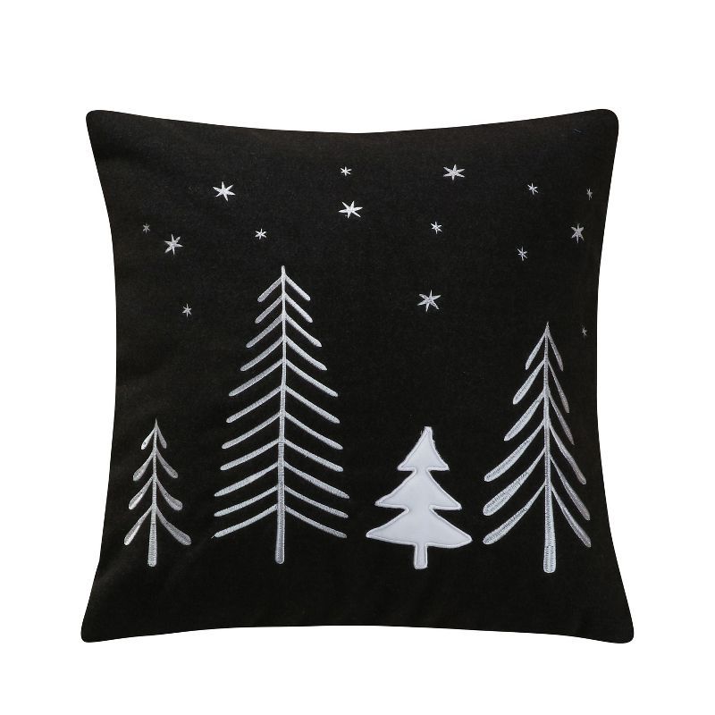 Northern Star Holiday Decorative Pillow Black - Levtex Home | Target