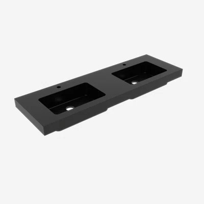 Modern Bathroom Sinks, Quartz Construction, Matte Black Finish For Home | Wayfair North America