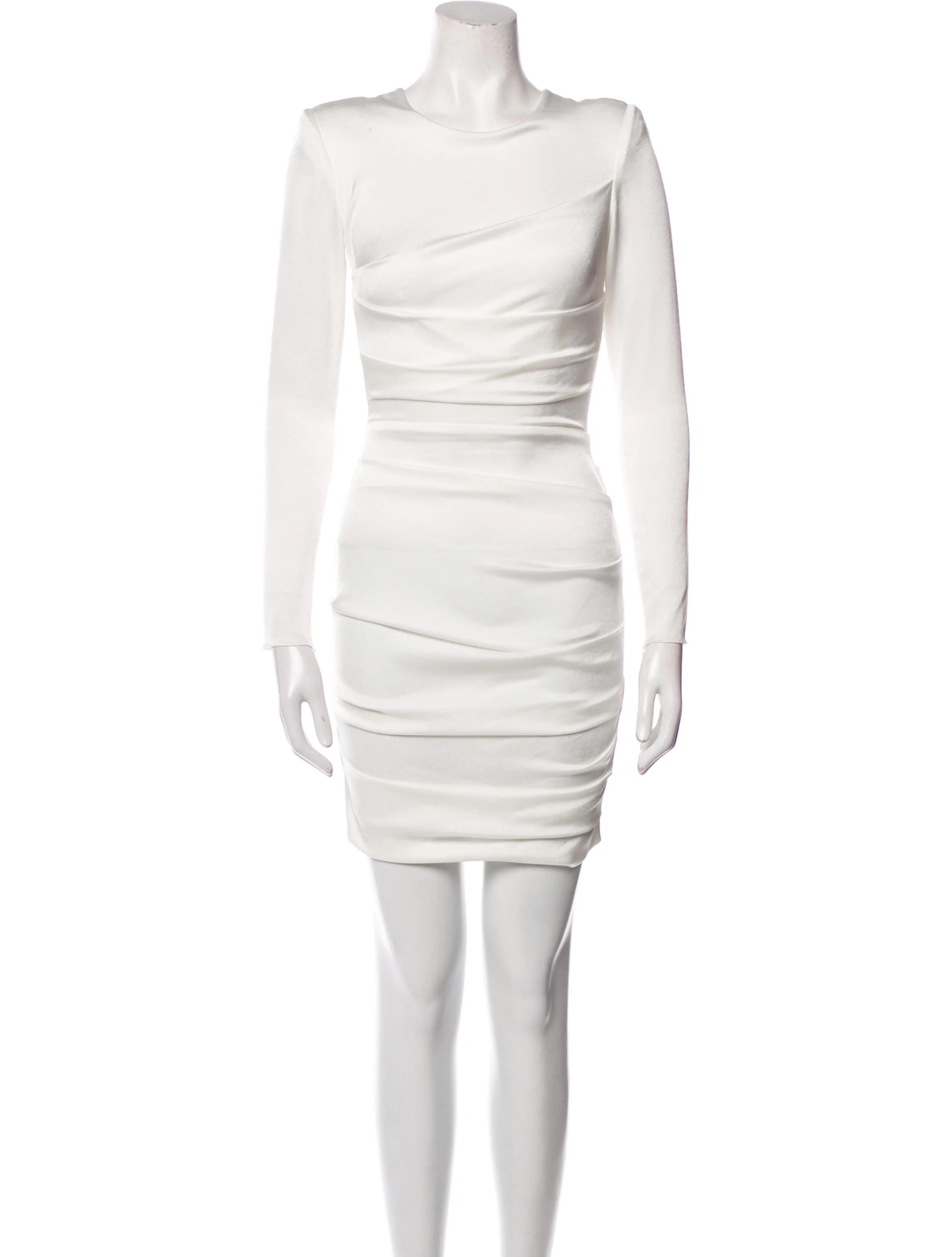 Bateau Neckline Mini Dress | The RealReal