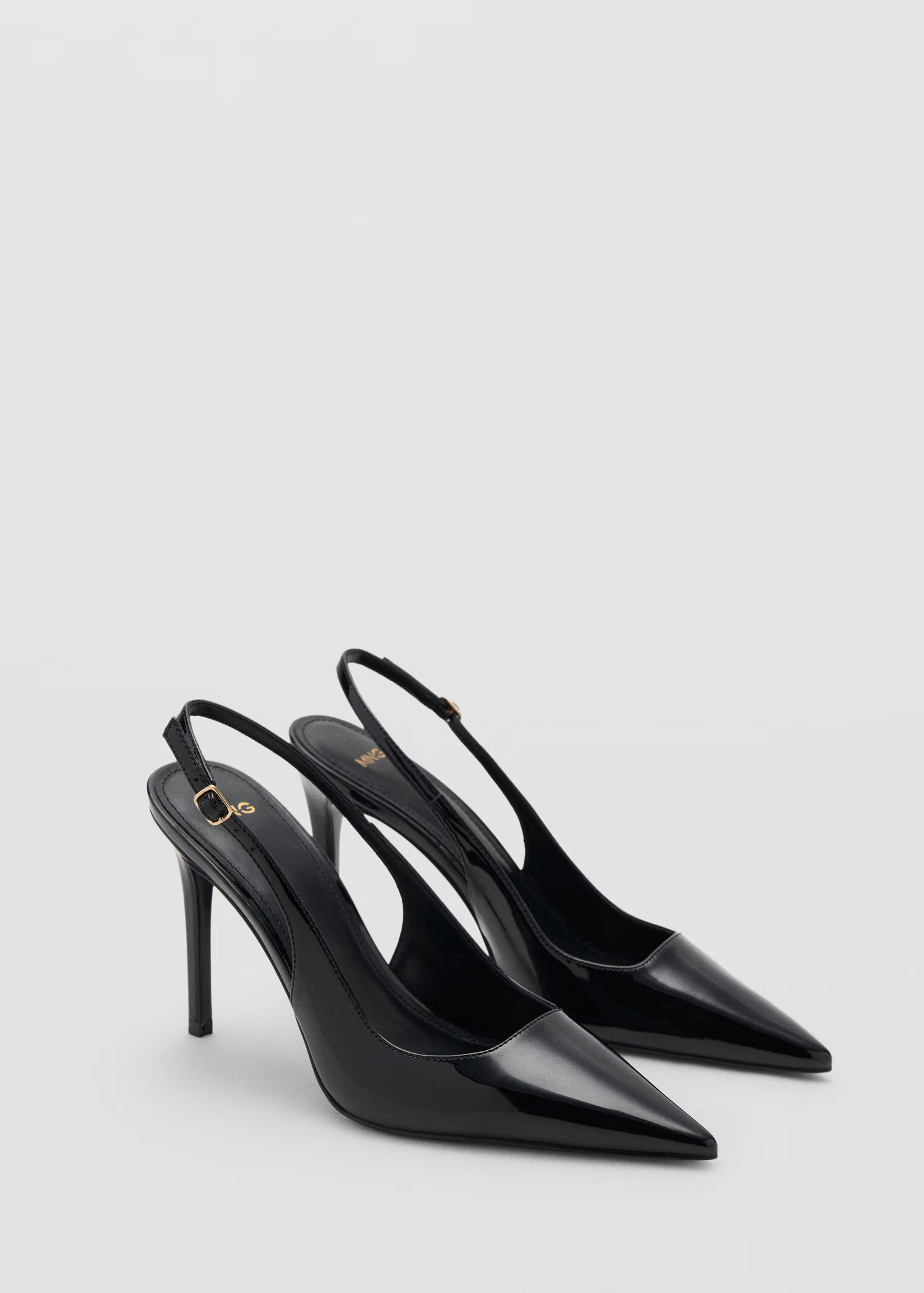 Patent heeled shoes | MANGO (UK)