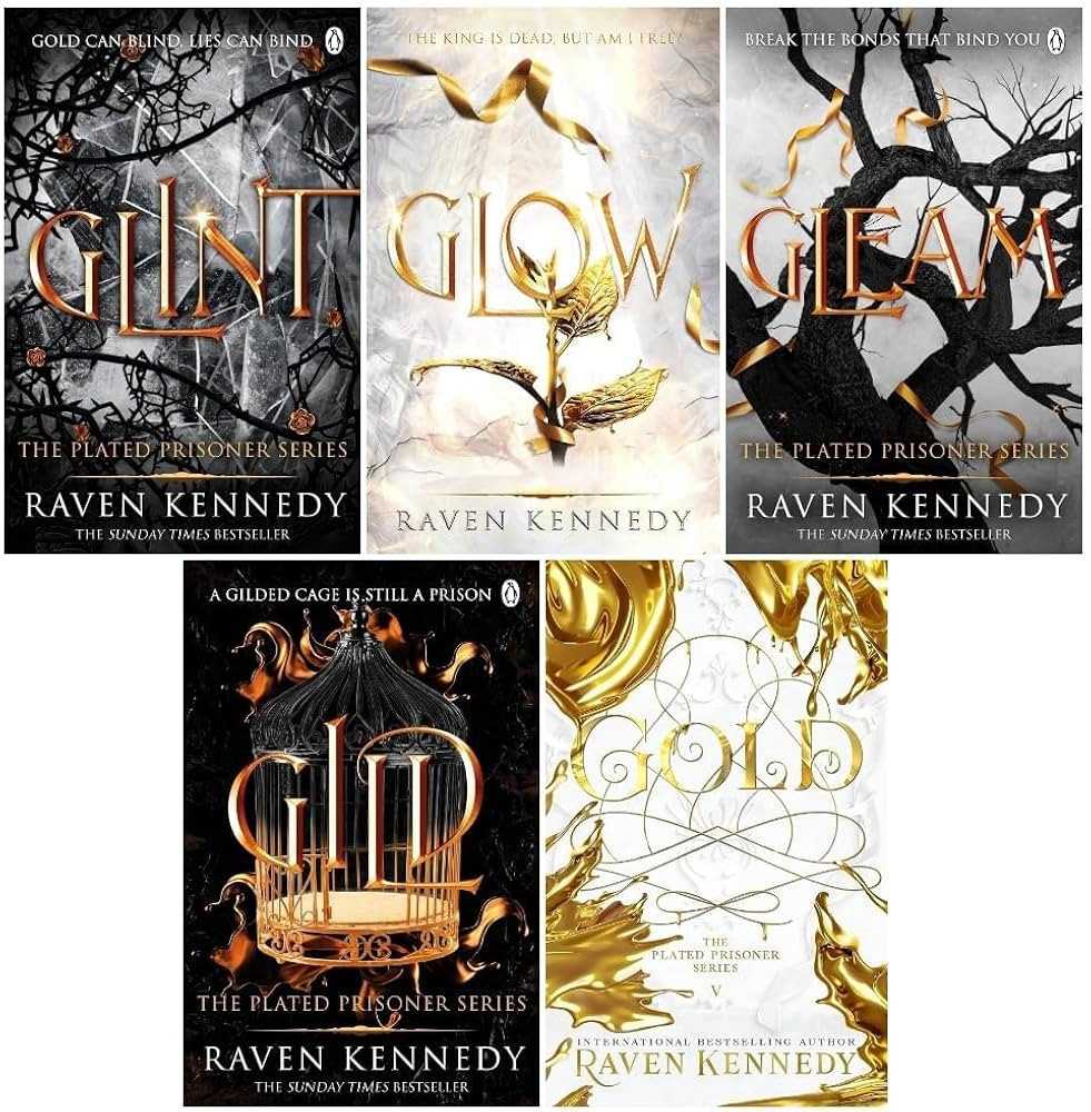 The Plated Prisoner Series 5 Books Collection Set by Raven Kennedy (Gild, Glint, Gleam, Glow, Gold [Hardcover]) | Amazon (US)