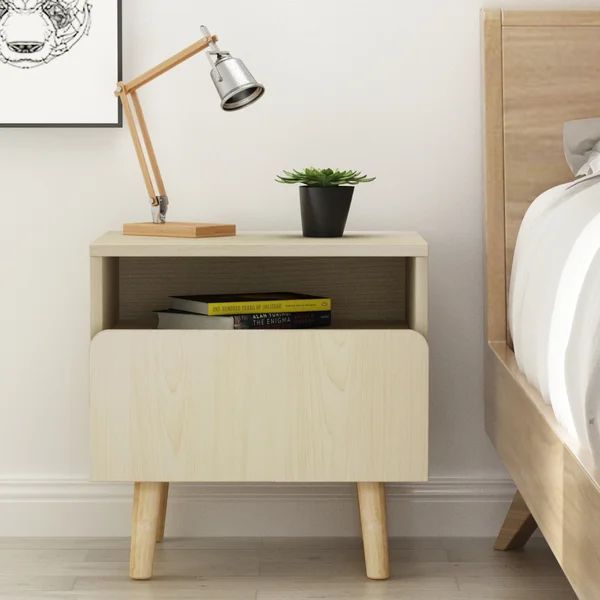 Upper Vobster 1 - Drawer Nightstand | Wayfair North America