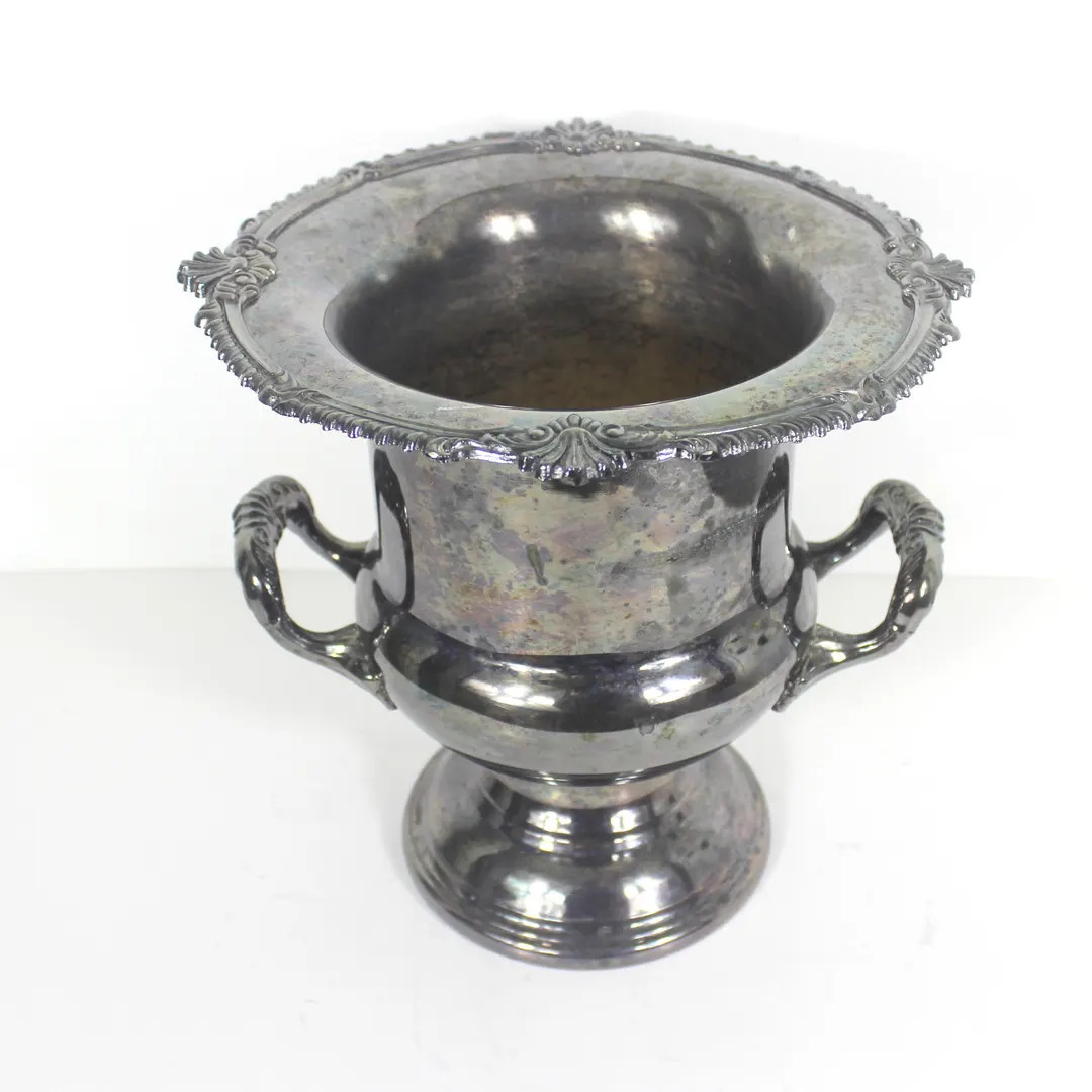 Vintage Silver Plated Ice Bucket, Champagne Pail, Wine Cooler, Patina, Indoor Planter, Pail, Kitc... | Etsy (US)