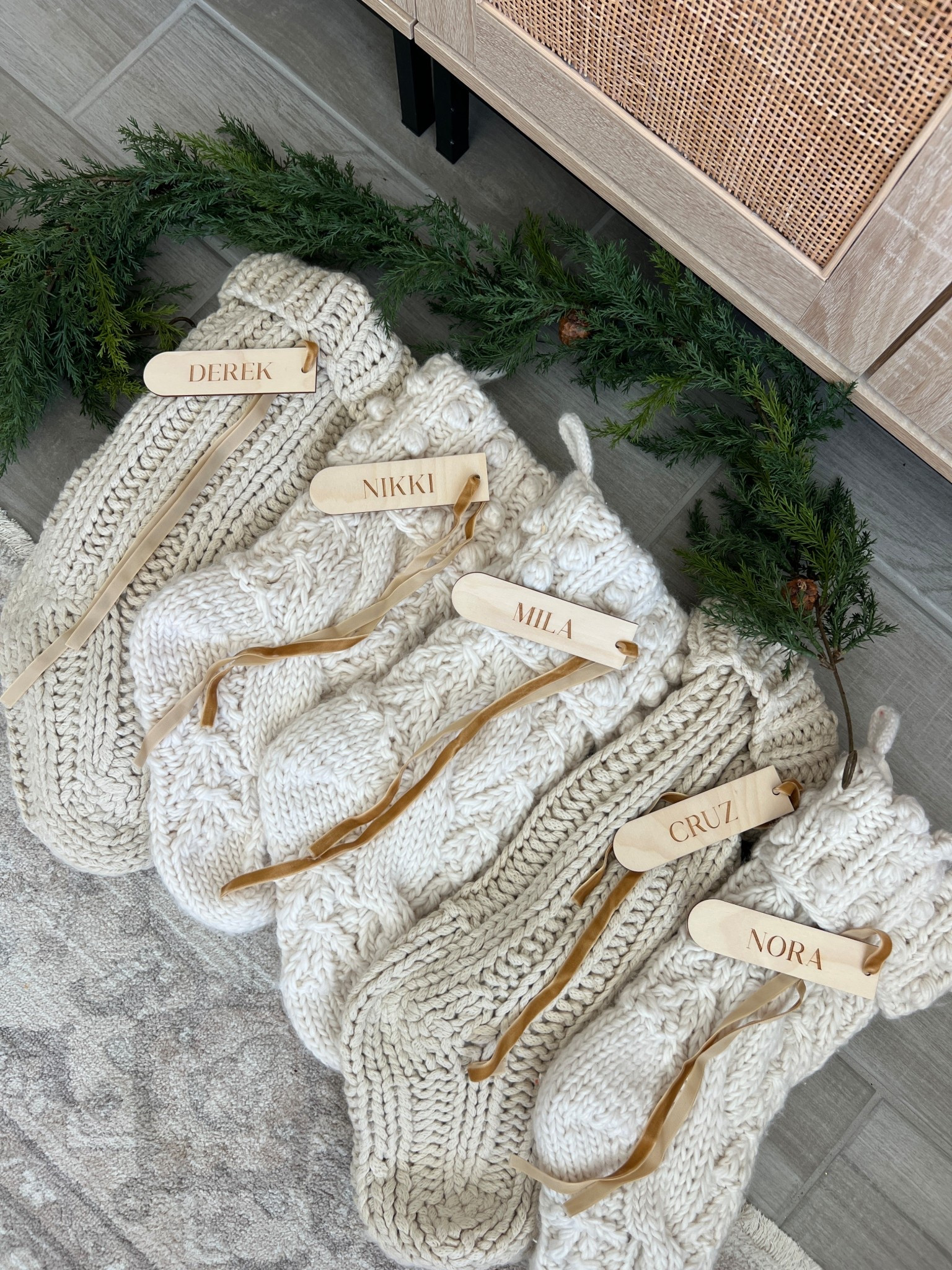 Personalized stocking tags 🤌🏼✨🎄

#LTKHoliday #LTKSeasonal