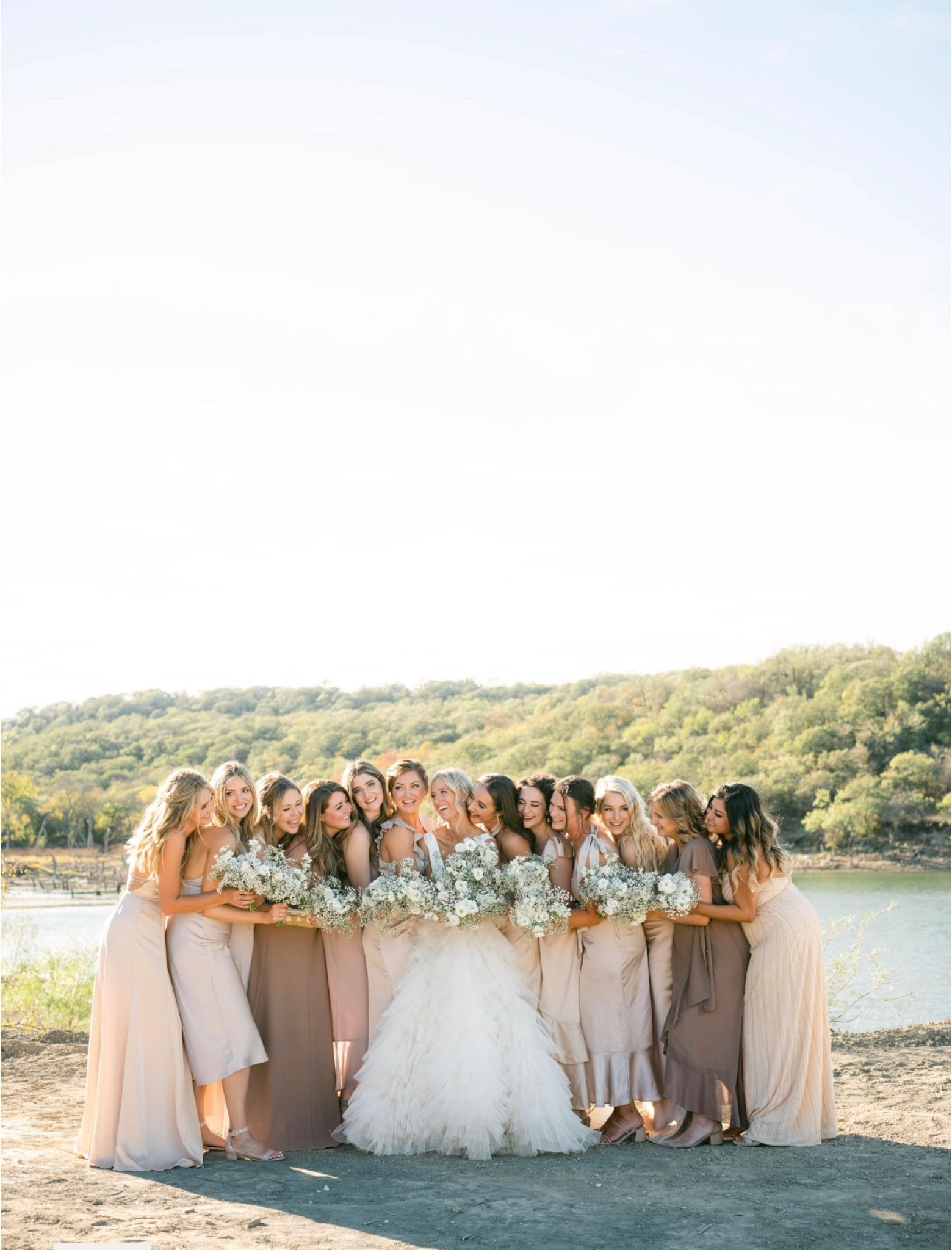 Wedding. Bridesmaid dresses. Mumu weddings. Show me your mumu. Neutral wedding 

#LTKwedding
