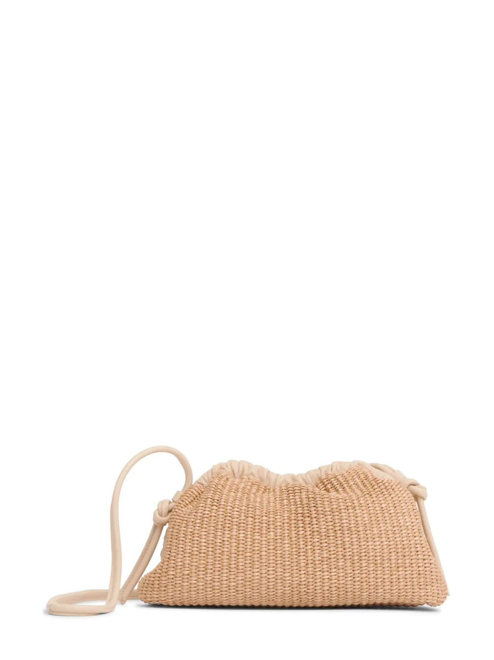 Mansur Gavriel Mini Cloud Raffia Clutch Bag - Farfetch | Farfetch Global