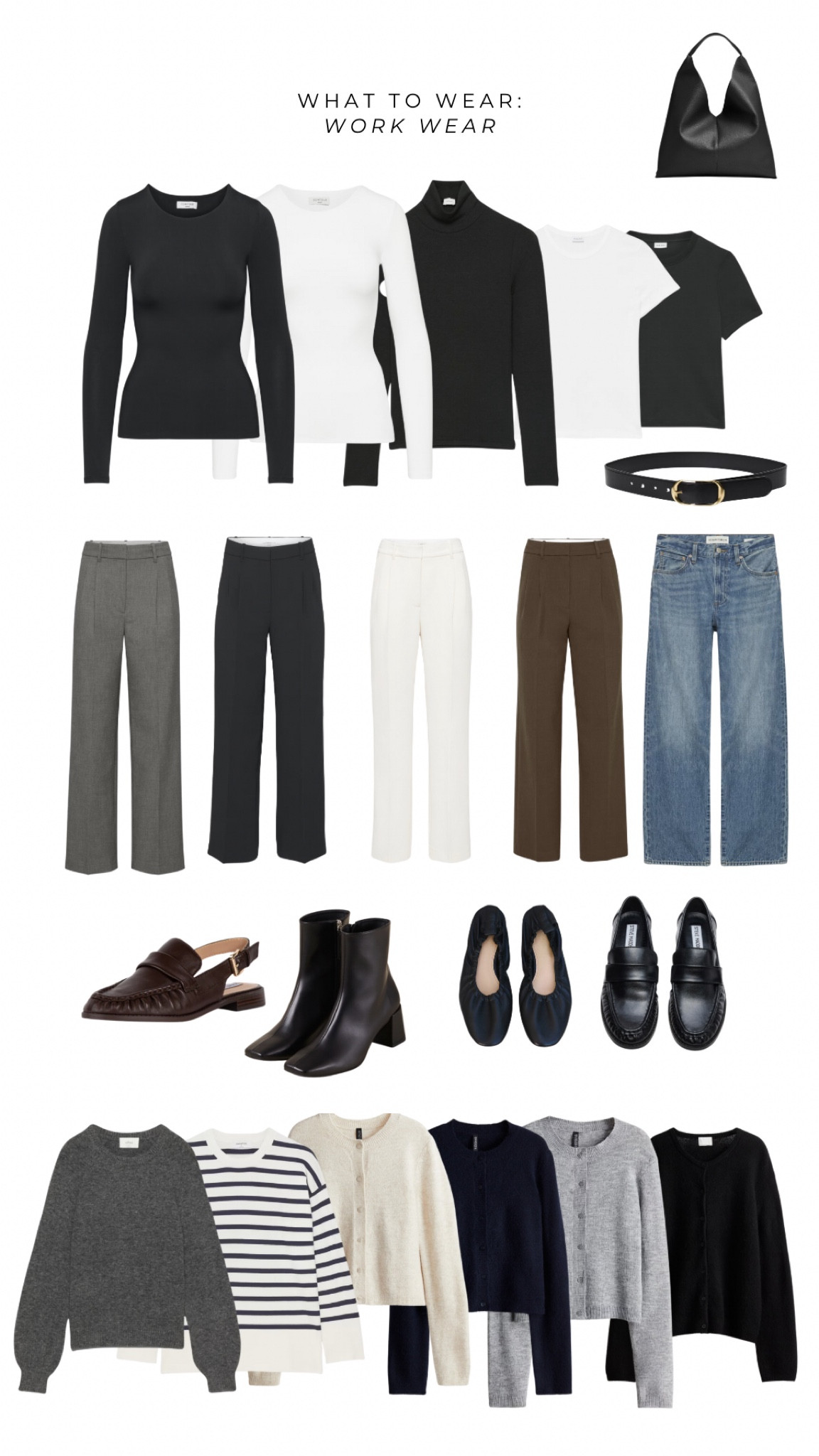 The essentials to a capsule wardrobe 

#LTKShoeCrush #LTKSeasonal #LTKWorkwear