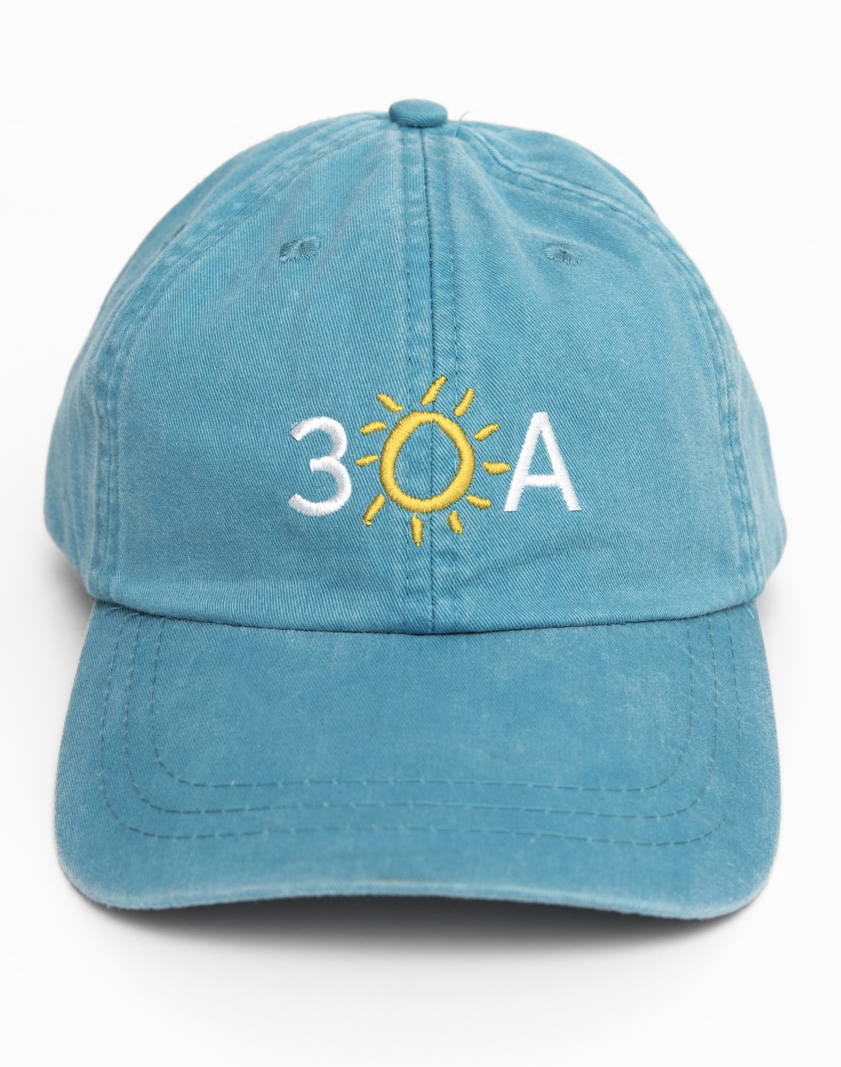 30A® Logo Embroidered Hat - Aqua | 30A Gear