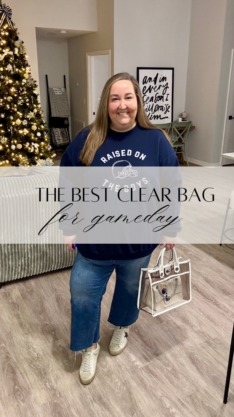 If you’re looking for a clear gameday bag that’s cute, this is it! 

#rebekahelizstyle 

#LTKootd #LTKPlusSize #LTKFindsUnder50