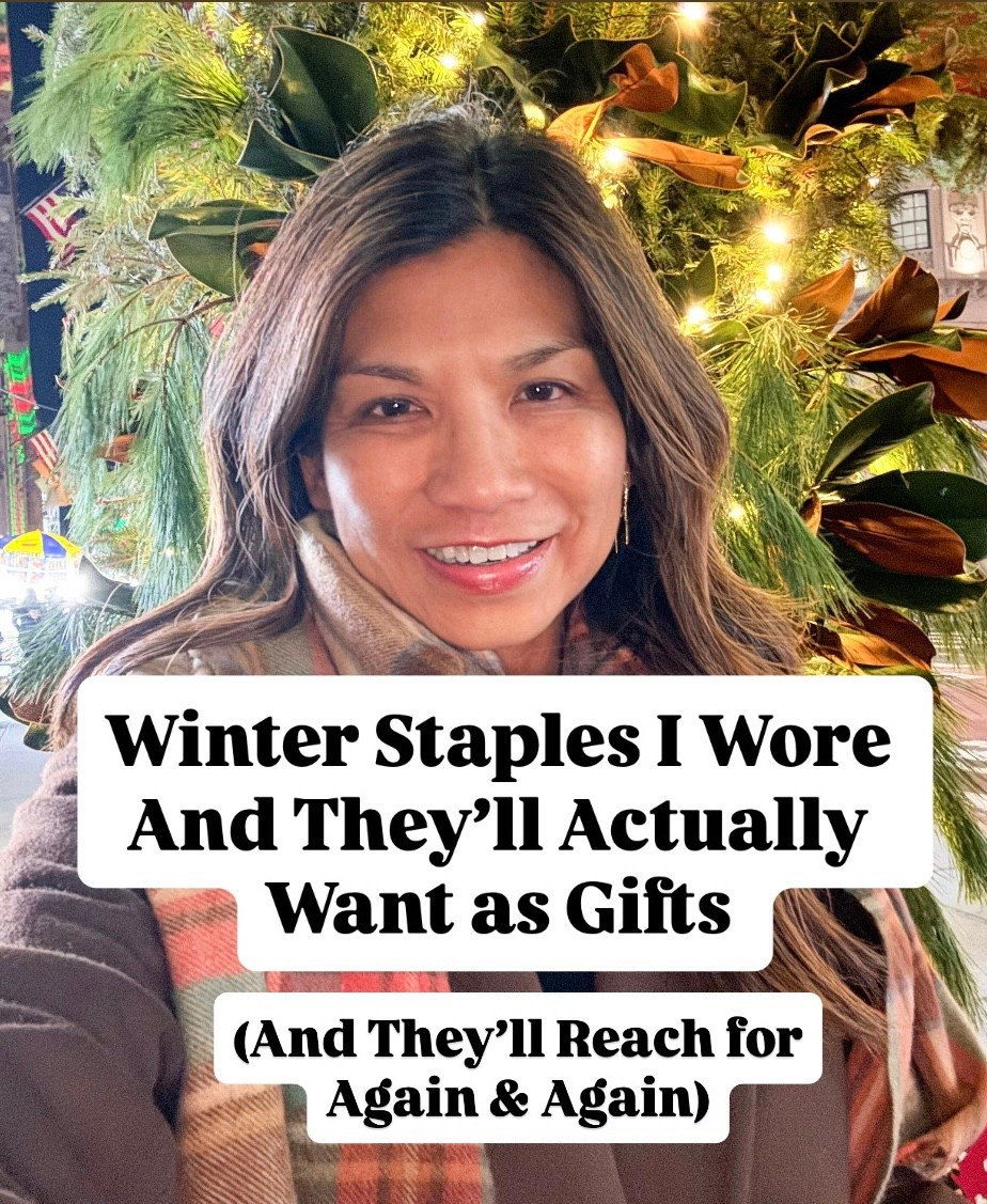 I’m 5’2” 118#ish for reference 
Red fair isle sweater in small petite tts.
Amazon sweater(blue fair isle) in small tts
Amazon pullover with black piping in small tts. 
Black Jeans fit tts in size 2 short length(American Eagle).
Blue Jeans tts size 2- 30” length -Wash Midnight Blue(Quince). 
Sweatpant Jeans I sized down wearing 25-ankle length in wash Venice. 
Trousers in XS -28.5” length size down if in b/w.
Quilted jacket I’m size small tts.
Wool coat in small tts.
Red cardigan sweater in XS tts.
Both Boots tts.
Adidas sneakers size down.
Black Thermal set in small tts.
Both pajamas in XS  tts.
Black woven bag-Italian leather in size small.
Wool socks, hand warmers, cashmere scarf Accesories all linked.
Everything fit in a carry-on and fav personal bag. 

Winter staples, fashion over 50,fashion over 40, stocking stuffers , what to wear winter in Europe as midlife women, winter outfit ideas for women over 50   

#LTKHoliday #LTKOver40 #LTKPetite #LTKGiftGuide