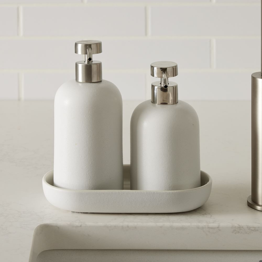 Kaloh Stoneware Soap/Lotion Pump | West Elm (US)