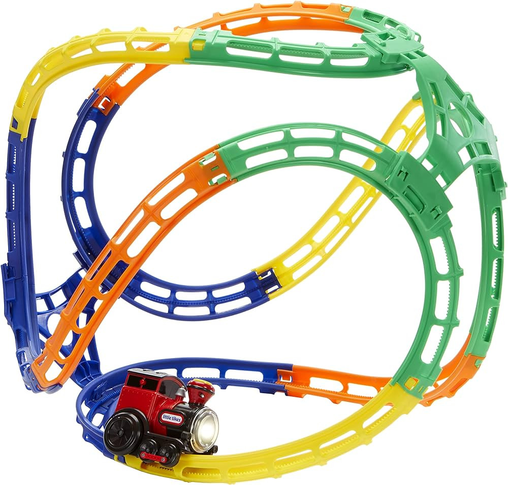Little Tikes Tumble Train, Toy Train Set with Lights and Sound, Adjustable Train Tracks That Get ... | Amazon (US)