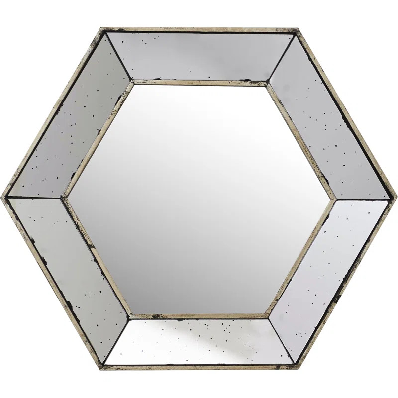 Gia Hexagon Accent Mirror | Wayfair North America