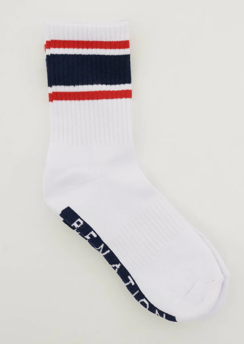 Physical Socks | Optic White | P.E Nation | P.E Nation AU