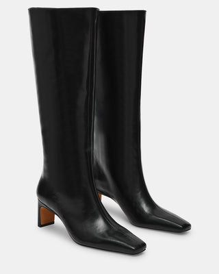 Steve Madden Women's Jendi Knee High Boots - Black - Size 10 - Leather | Steve Madden (US)