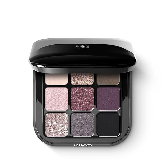 KIKO Milano Glamour Multi Finish Eyeshadow Palette | 9 Eyeshadows In Different Finishes | Amazon (US)