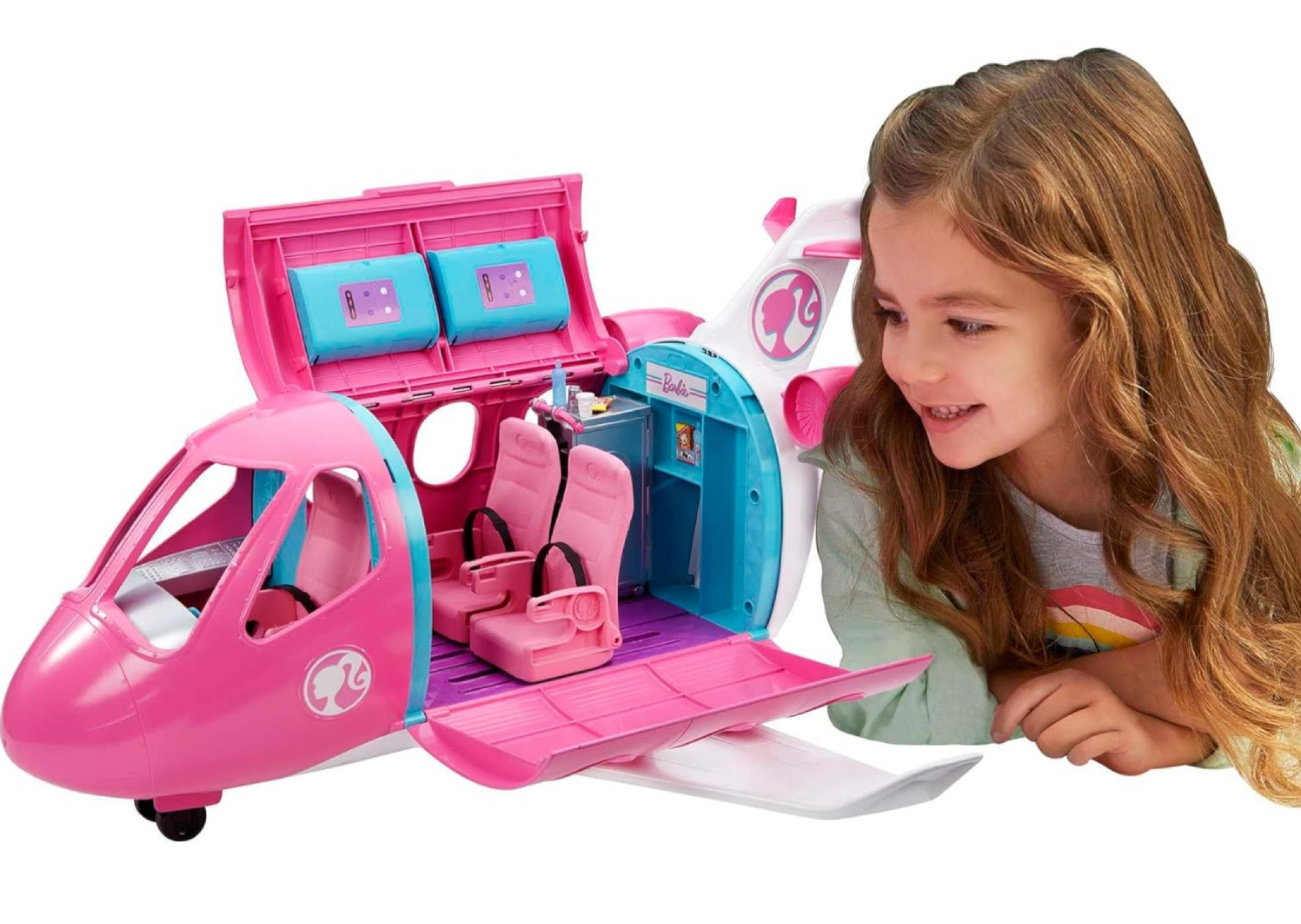 Barbie Toy Airplane Playset, Dreamplane with 15+ Doll-Sized Accessories Including Puppy, Snack Cart, Reclining Seats & More (Amazon Exclusive)

#LTKKids #LTKGiftGuide