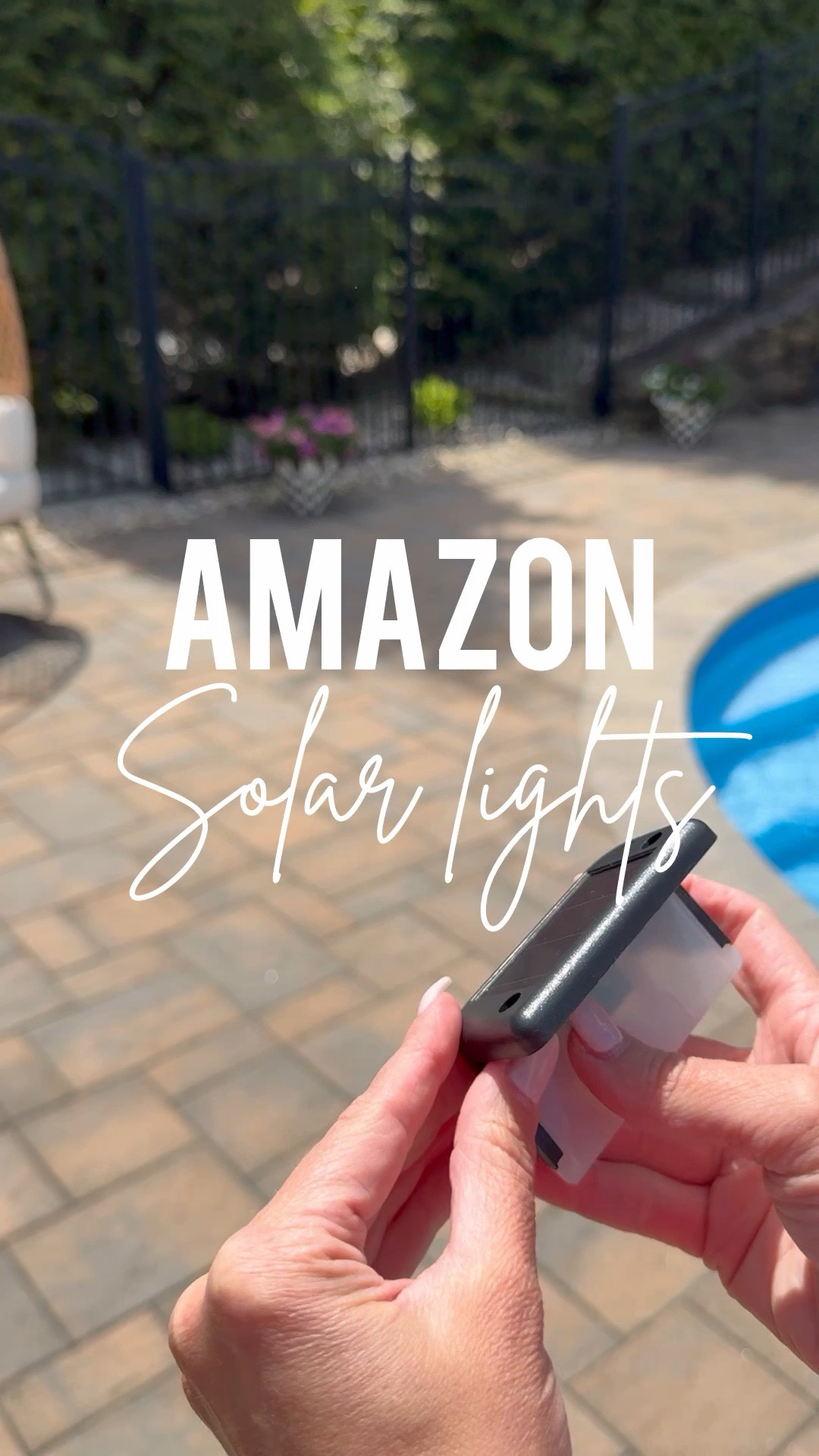 Amazon Solar lights for fence 