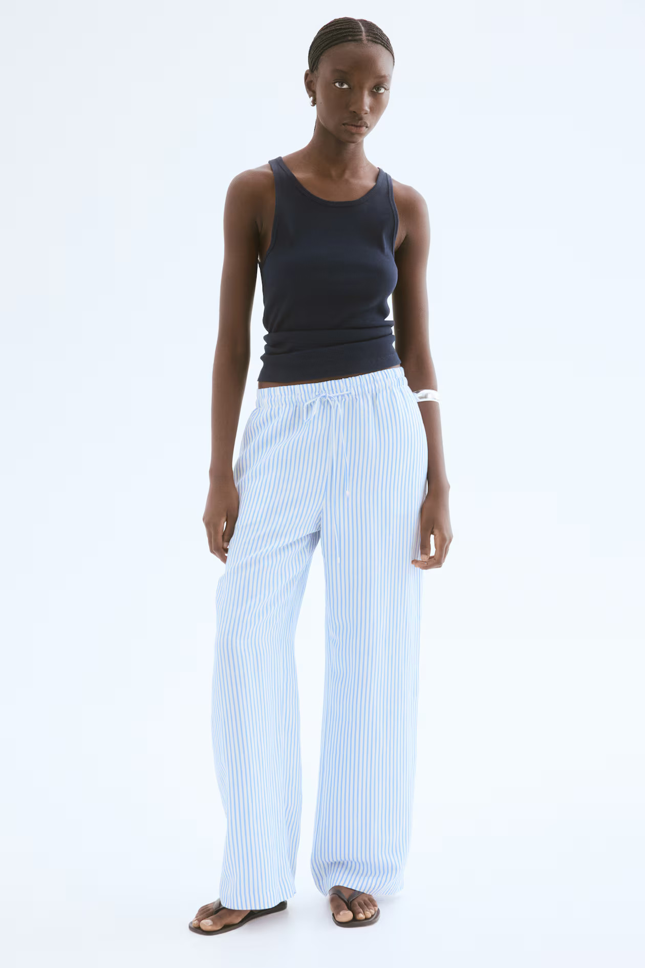 Linen-Blend Pants | H&M (US + CA)