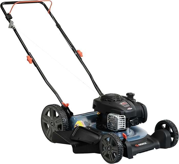 SENIX 21-Inch Gas Push Lawn Mower with 140 cc 4-Cycle Briggs & Stratton Engine, Mulching and Side... | Amazon (US)
