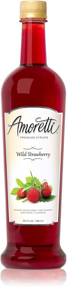 Amoretti Premium Wild Strawberry Syrup (750mL) | Amazon (US)