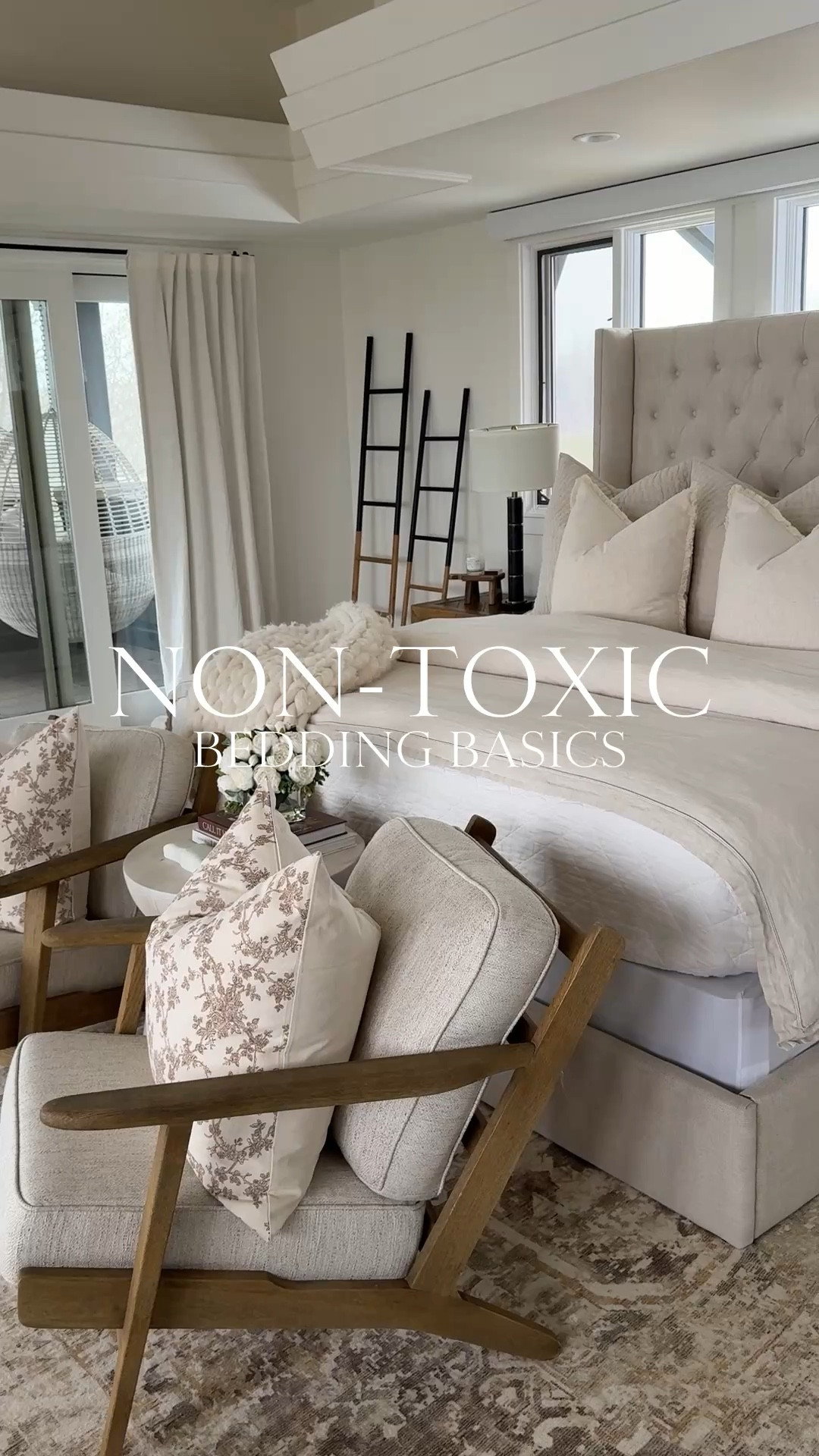 
Non-Toxic Bedding Basics – My 6 Favorites👏🏻 If you’ve been following along on my journey toward a cleaner, more intentional home, you know how much I care about what we surround ourselves with — especially the things we spend 8+ hours in every single night!!😴

Here are my current favorite non-toxic bedding pieces that I actually use and love:
1️⃣ 100% Cotton Sheets – crisp, breathable, and so comforting
2️⃣ Linen Quilt & Duvet – lightweight yet cozy, gets better with every wash
3️⃣ My everyday Sleeping Pillow – supportive and naturally cooling
4️⃣ Silk Pillowcase – gentle on my skin and hair, I swear by it
5️⃣ Linen Euro Shams & Pillows – the perfect mix of texture and softness
6️⃣ Chunky Wool Blanket – naturally temperature-regulating and that beautiful texture

Making the switch to natural fibers like linen, cotton, silk, and wool has been one of the simplest upgrades for better sleep and a healthier bedroom.
Which one are you most drawn to? Tell me in the comments!🤍

Comment BED to get my detailed blog post and shopping links sent to your DMS!🛏️

Save this for when you’re ready to refresh your bedding, and tag a friend who’s also creating a non-toxic home!!👯‍♀️

#NonToxicBedding #NaturalHome #lowtoxliving  #HealthyBedroom #SBKLiving

#LTKHome #LTKmorningroutine #LTKselfcare