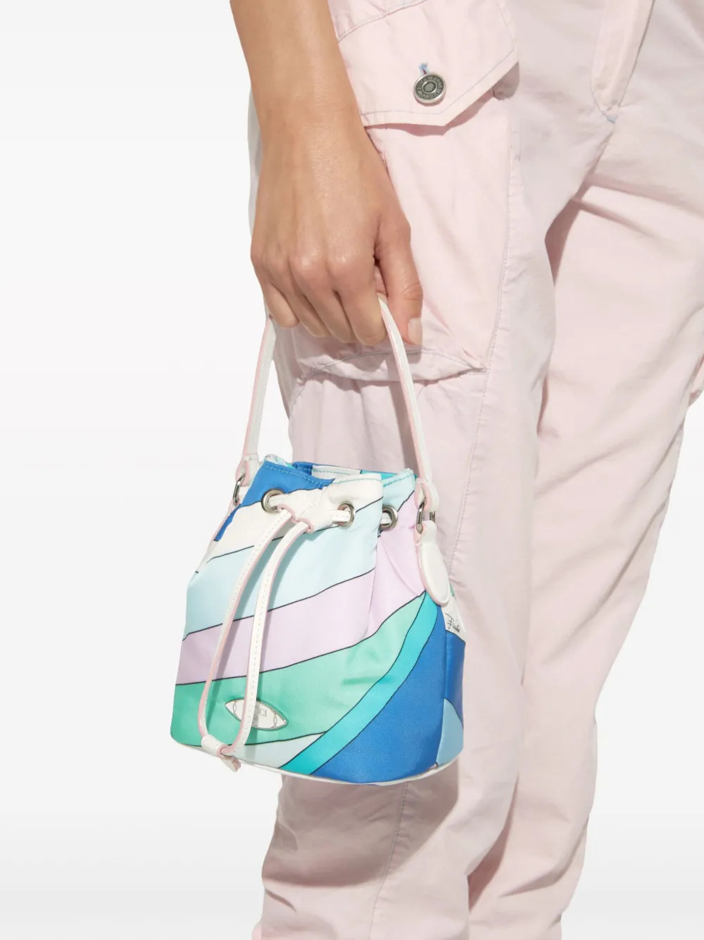 Yummy striped bucket bag | Farfetch Global