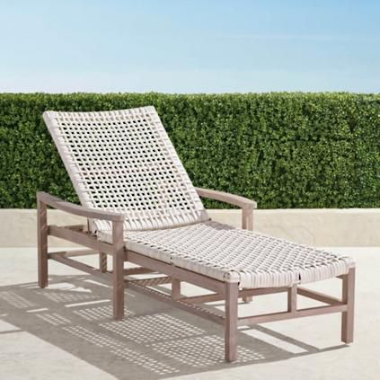 Isola Chaise Lounge in Weathered Finish | Frontgate