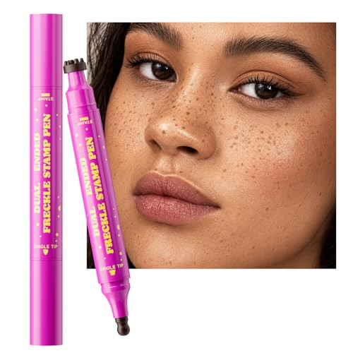 Dual-Ended Freckle Stamp Pen,Sponge Stamp & Precision Tip,02 Mousy Brown | Amazon (US)