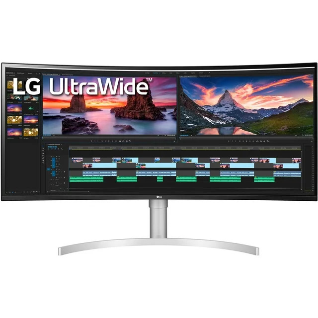 LG 38 Inch UltraWide QHD+ IPS Curved Monitor NVIDIA G-SYNC™ Compatibility - 38WN95C-W - Walmart... | Walmart (US)