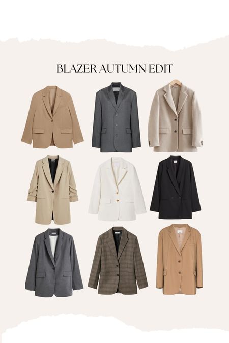 Favourite high street and higher end blazers to invest into this autumn as a key staple in your wardrobe 

#LTKstyletip #LTKSeasonal