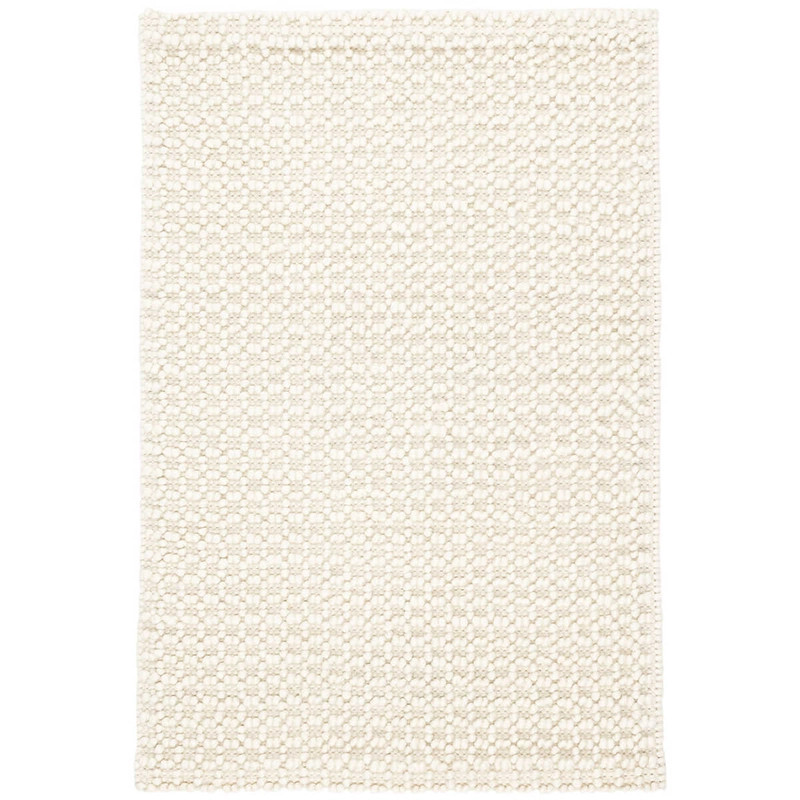 Hooper Ivory Woven Wool Rug | Annie Selke