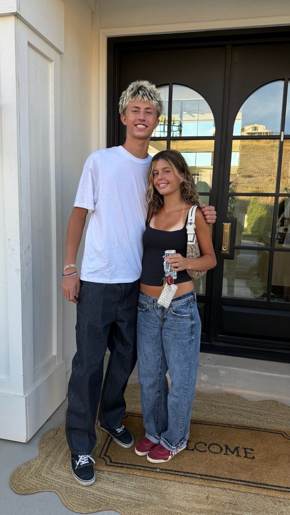 Teen boy / teen girl back to school outfits 

Wes basic white tee is under $10 and comes in a bunch of colors 

Walmart fashion, Abercrombie, teen girl outfit, teen boy outfit, teen girl jeans, back to school 

#LTKFamily #LTKKids #LTKFindsUnder50