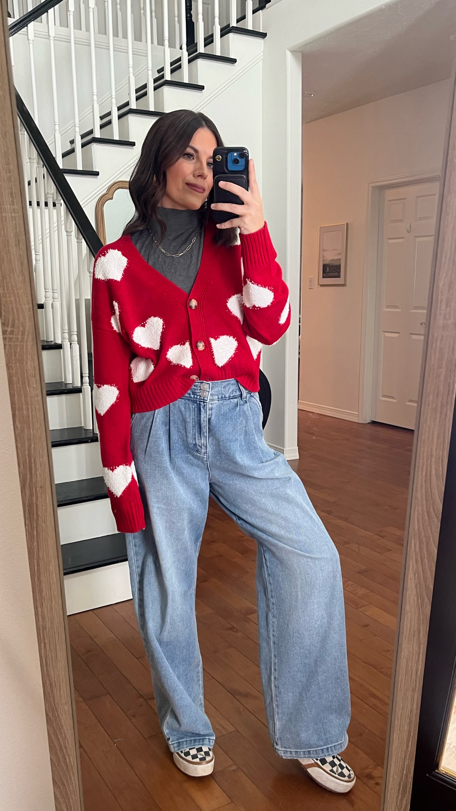 Cutest heart sweater from Walmart! Less than $20 and wearing a large

#LTKstyletip #LTKfindsunder50 #LTKSeasonal