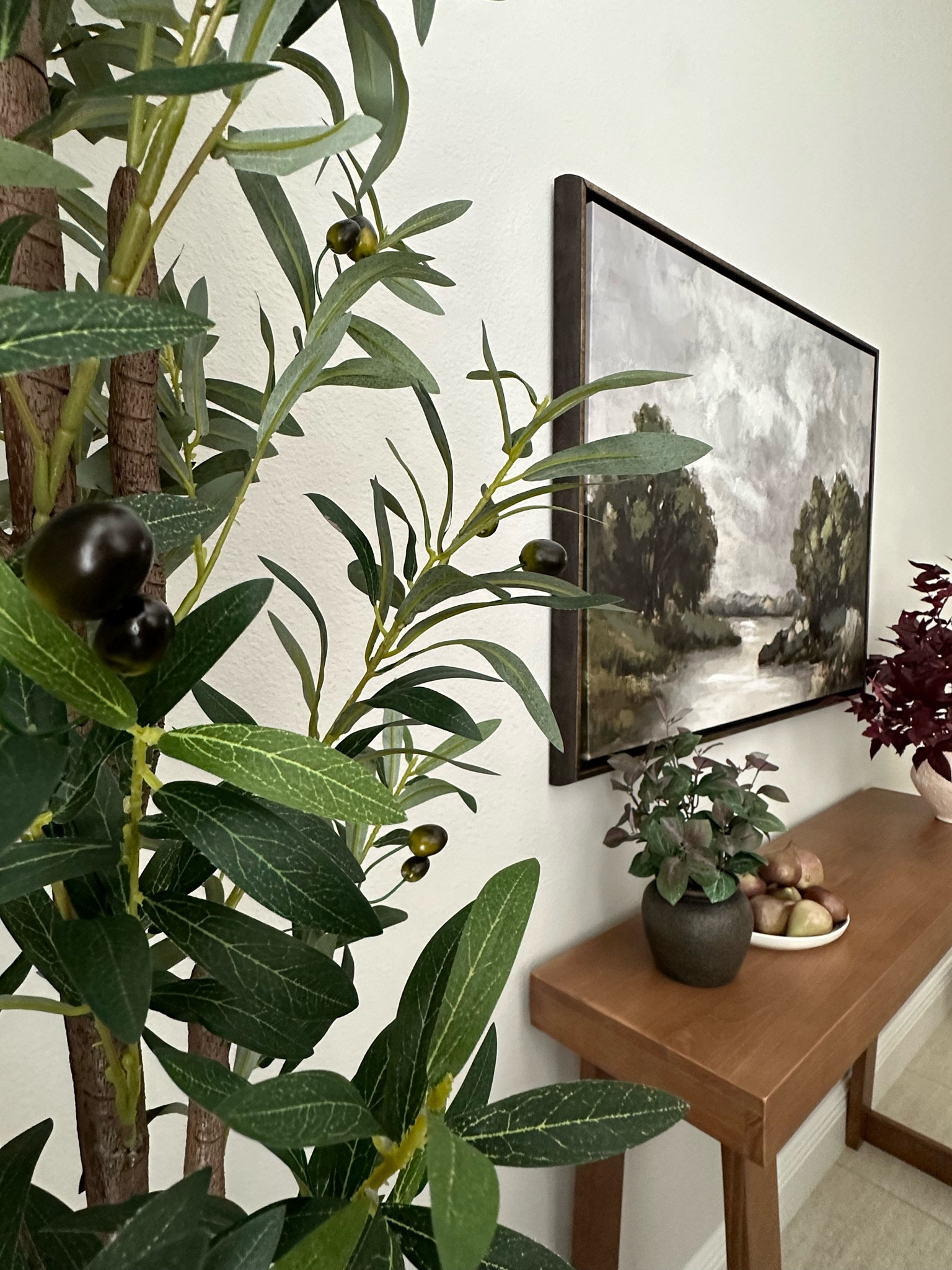 Warm and cozy home. Green and wood decor  

#LTKHome #LTKFallSale #LTKSeasonal