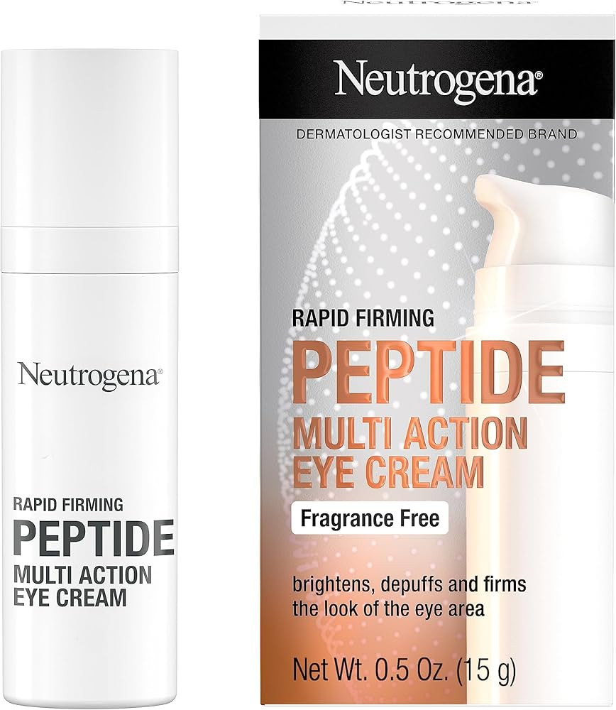 Neutrogena Rapid Firming Peptide Eye Cream: Depuffing, Brightening, Hydrating, Fragrance-Free, 0.... | Amazon (US)