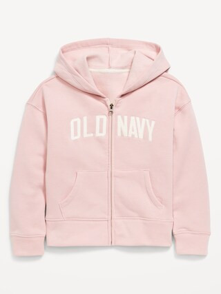 Logo-Graphic Zip Hoodie for Girls | Old Navy (US)