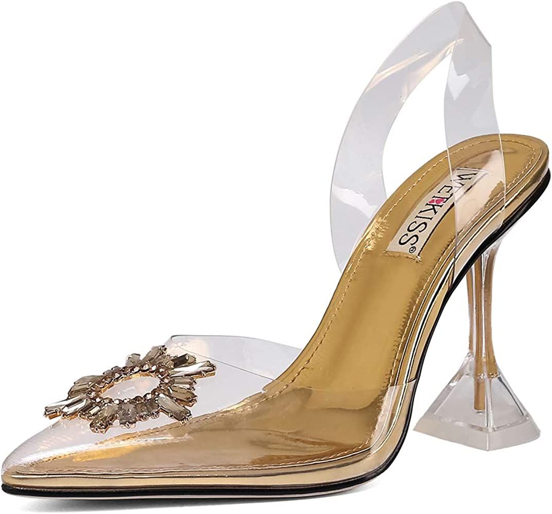 Clear And Gold Shoes | Amazon (US)
