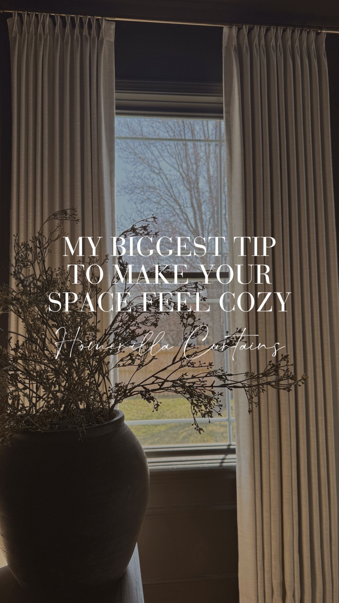The secret to a cozy, designer-quality home? Homerilla Curtains.

But not just any curtains—custom-length, pinch pleat, blackout-lined, and memory-trained for that perfect drape. The best part? These give you that high-end look without the high-end price.

Would you believe they’re budget-friendly? #designerapproved #homedecorhacks