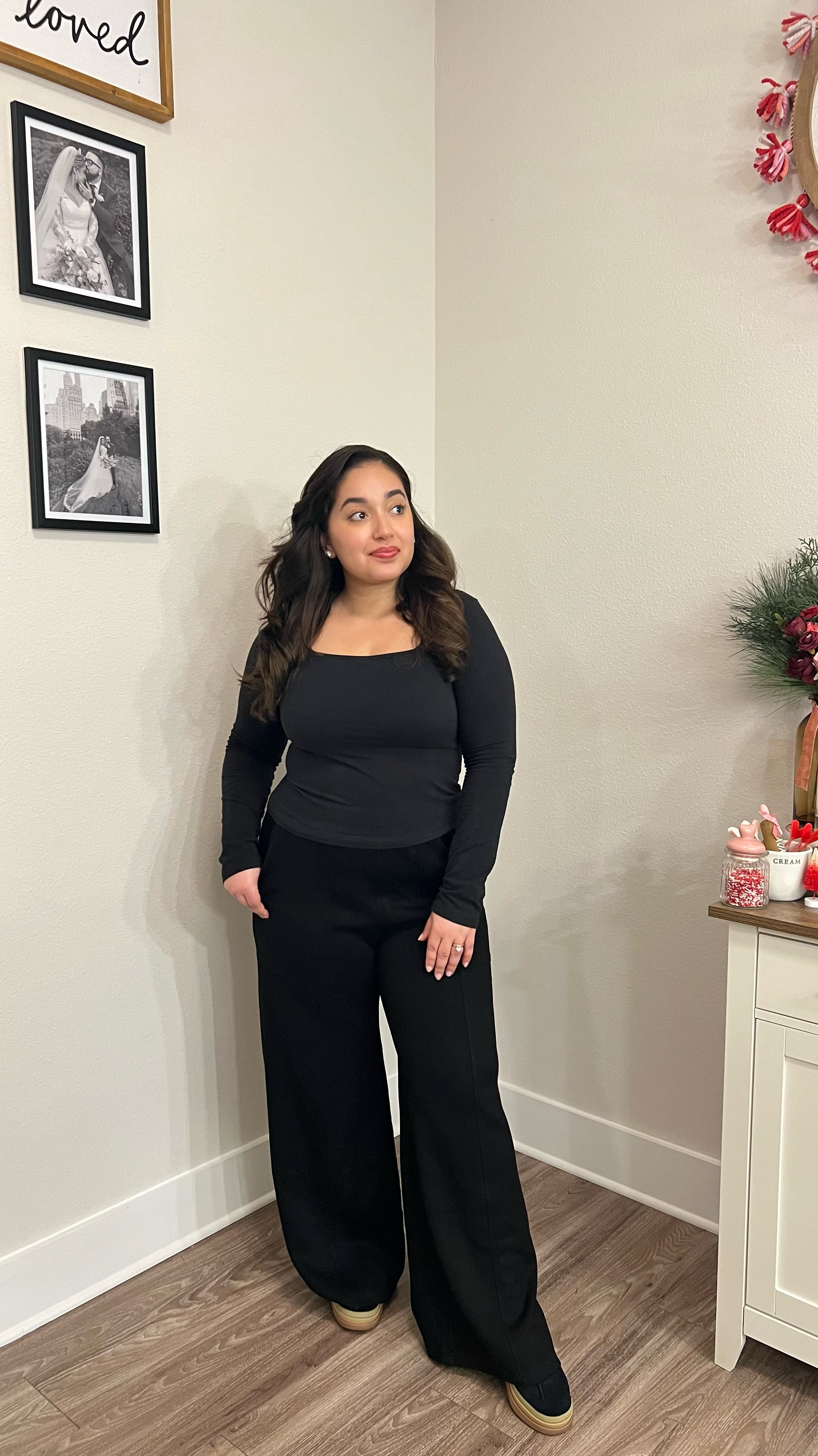 Airport outfit using Wide leg pants from Amazon!

#LTKPlusSize #LTKStyleTip #LTKMidsize