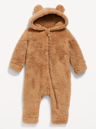 Unisex Faux-Fur Hooded One-Piece for Baby | Old Navy (US)