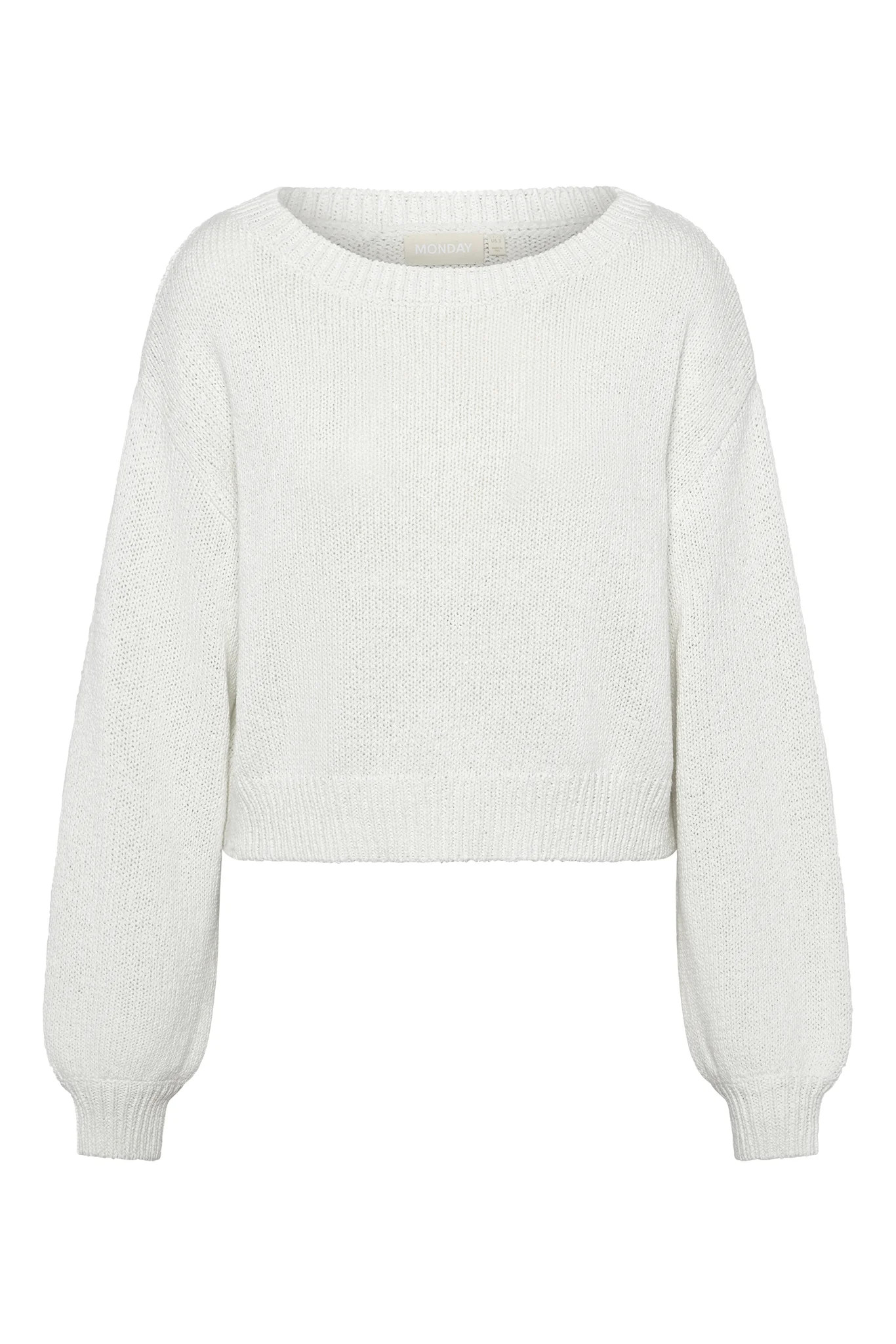 Brampton Island Sweater - White | Monday Swimwear