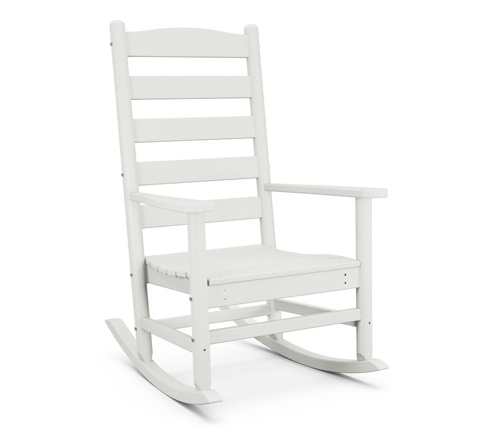 Polywood Ladderback Rocking Chair | Pottery Barn (US)